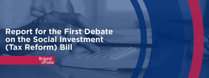 Report for the First Debate on the Social Investment (Tax Reform) Bill