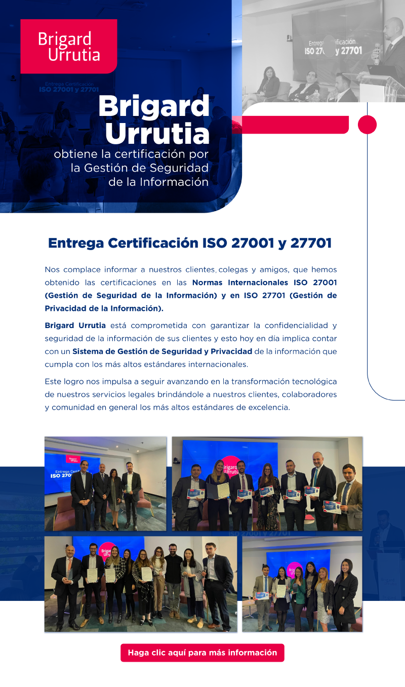 Entrega Certificación ISO 27001 y 27701