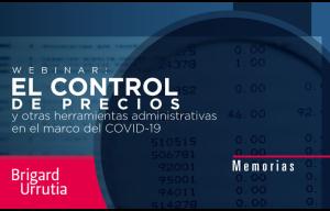 El control de precios y otras herramientas administrativas en COVID-19